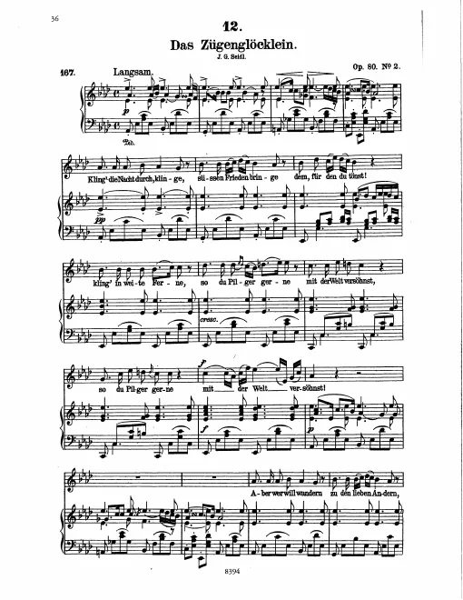 Complete Score (Original / High Voice, A♭ major)