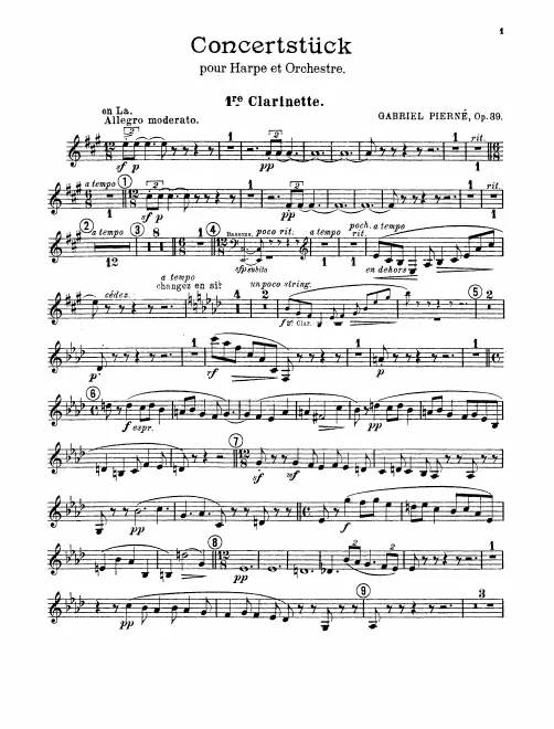 Clarinet 1 (A), 2 (B)