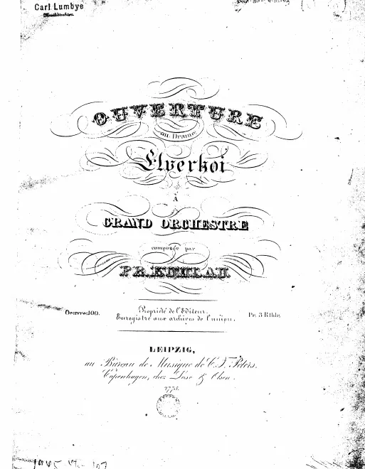 Orchestral parts and piano (conductor) score