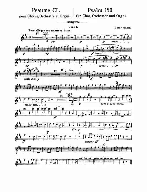 Oboe 1, 2