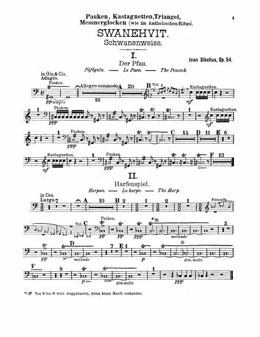 Timpani/Castanets/Triangle/Bells ("Messnerglocken")