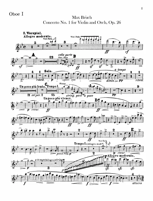 Oboe 1, 2
