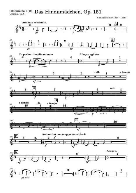 Clarinet 1 (B♭)