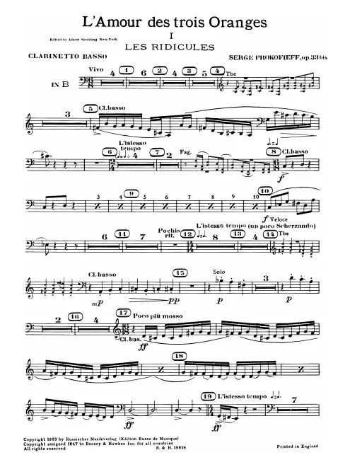 Bass Clarinet (B♭)