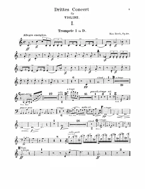 Trumpet 1, 2 (D)