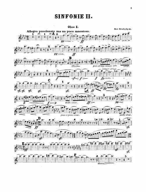 Oboe 1, 2