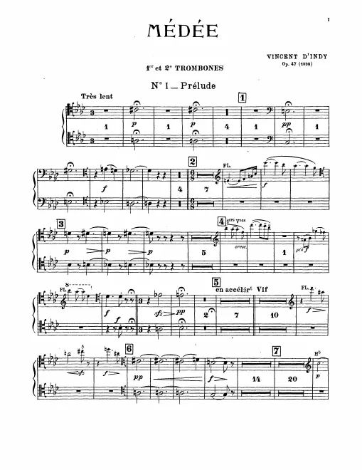 Trombone 1/2, 3