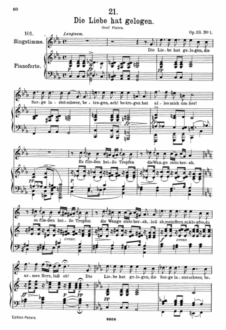 Complete Score (Original / High voice, C minor)