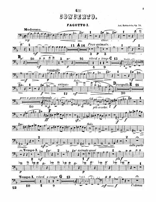 Bassoon 1, 2
