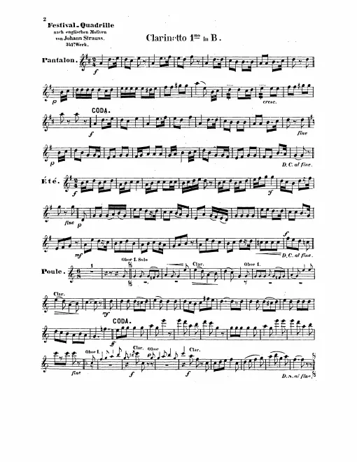 Clarinet 1, 2 (B♭)