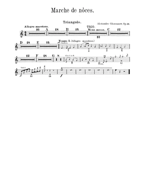 Triangle, Cymbals/Bass Drum