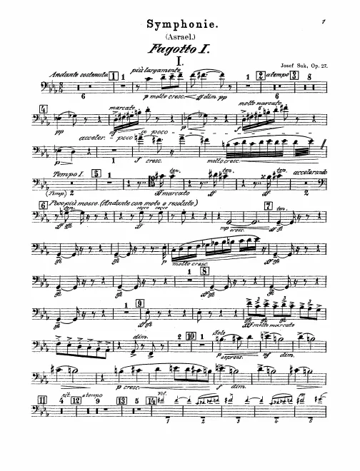 Bassoon 1, 2, Contrabassoon
