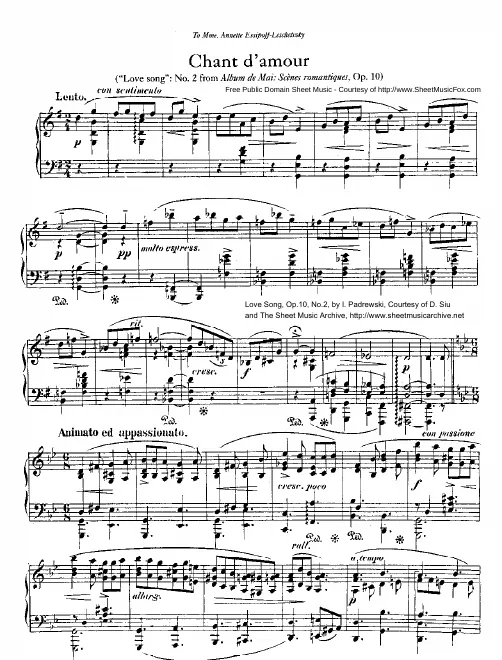 2. Chant d'Amour (Love Song)