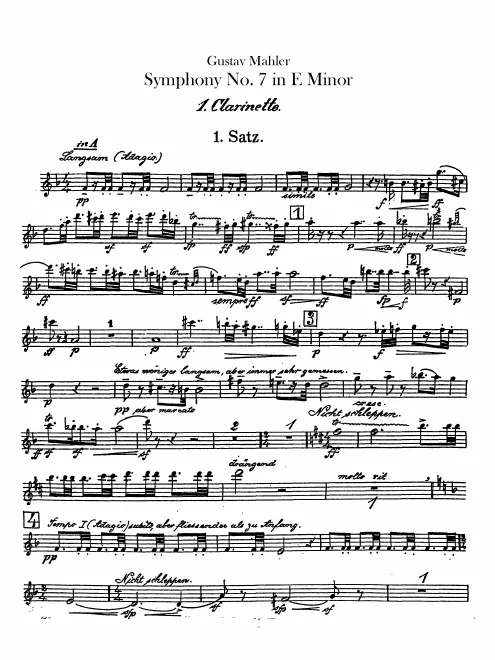 Clarinet 1 (A/B♭)