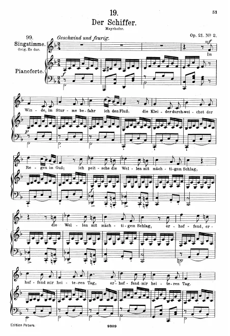 Complete Score (Medium voice, transposed to F major)