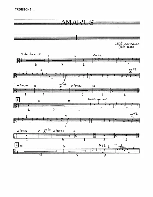 Trombone 1, 2, 3, Tuba