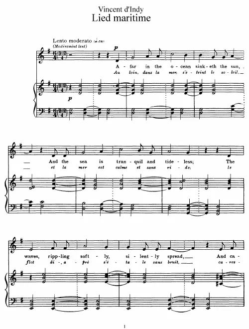 Complete Score (G major)