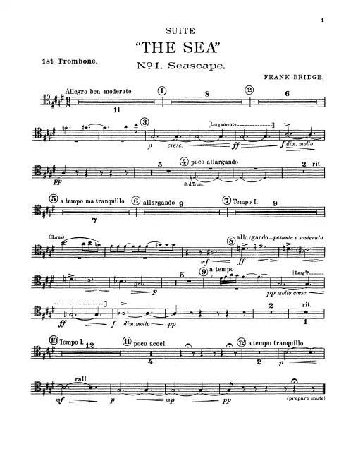 Trombone 1, 2, 3, Tuba