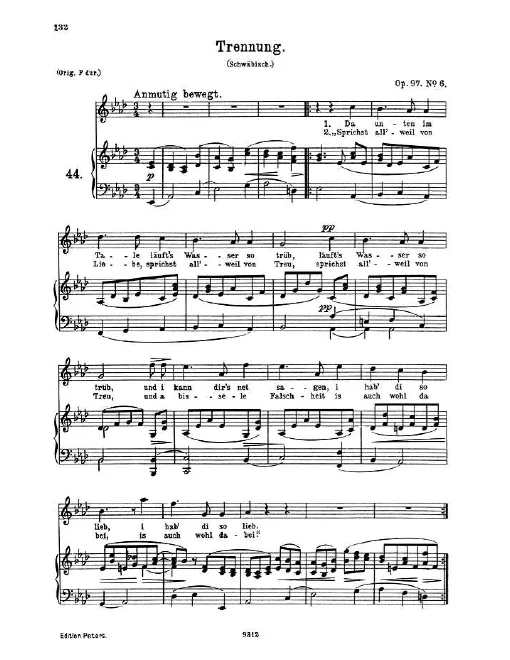 6. Trennung (A♭ major)