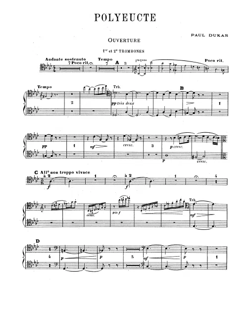 Trombone 1/2, 3, Tuba