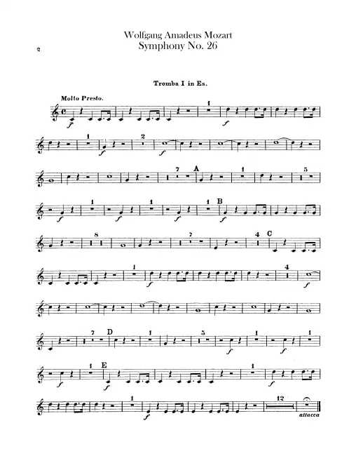 Trumpet 1, 2 (E♭)