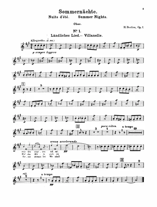 Oboe 1, 2