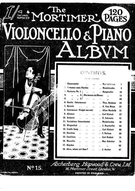 Complete Score and Cello Part