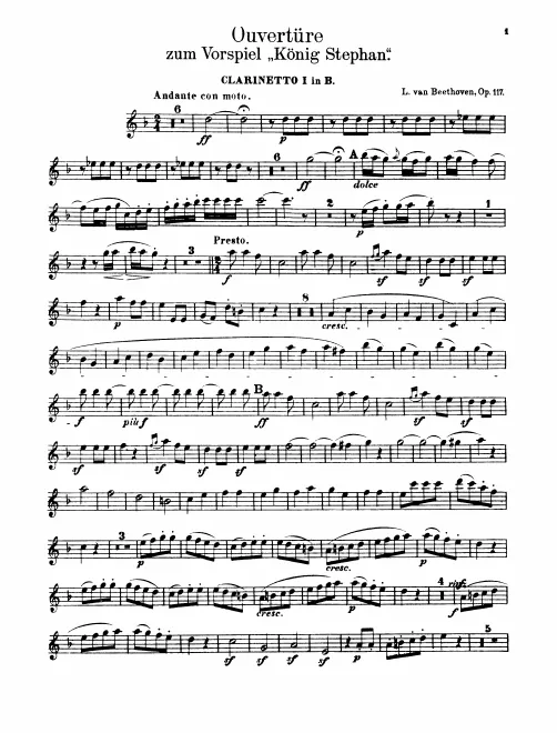 Clarinet 1, 2 (B♭)
