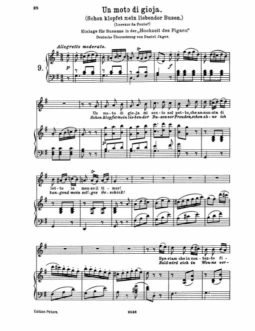 Complete Score (original / high voice, G major)