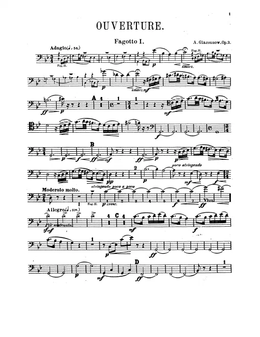 Bassoon 1, 2