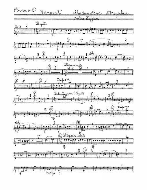 Horn 1, 2 (E♭)