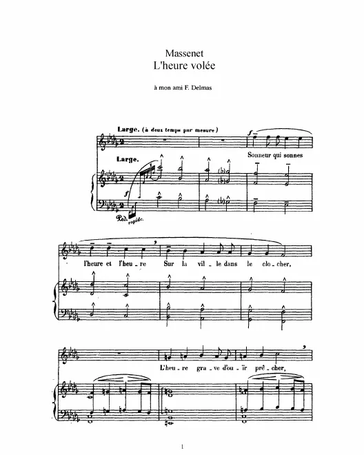 Complete Score (B♭ minor: high voice and piano)
