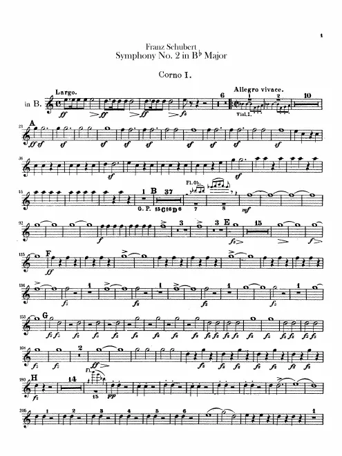 Horn 1, 2 (B♭, E♭)