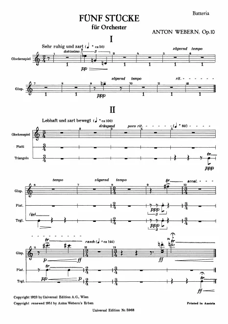 Glockenspiel/Cymbals/Triangle/Bass Drum/ Low Bells/High Bells/Snare Drum/Cow Bells