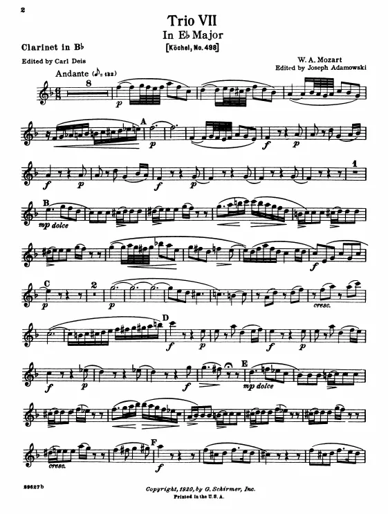 Clarinet (B♭)