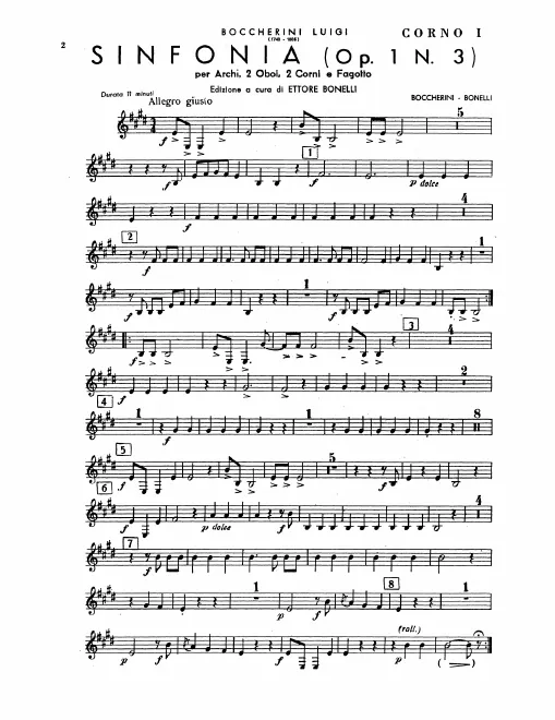 Horn 1, 2 (F)