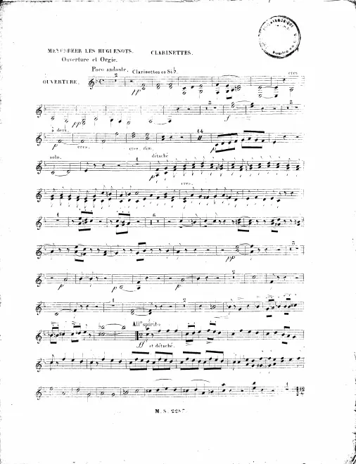 Clarinet 1/2 (B♭/C)
