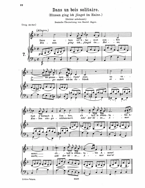 Complete Score (low voice, F major)