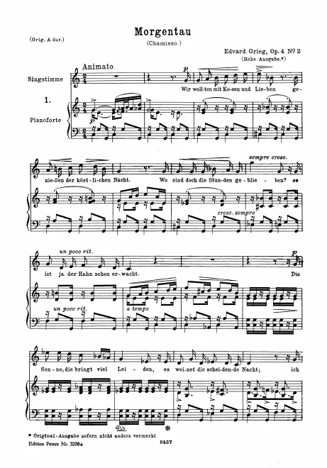 Complete Score (high key; C major)