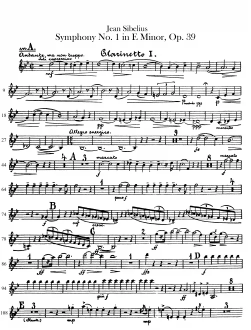 Clarinet 1 (A/B)