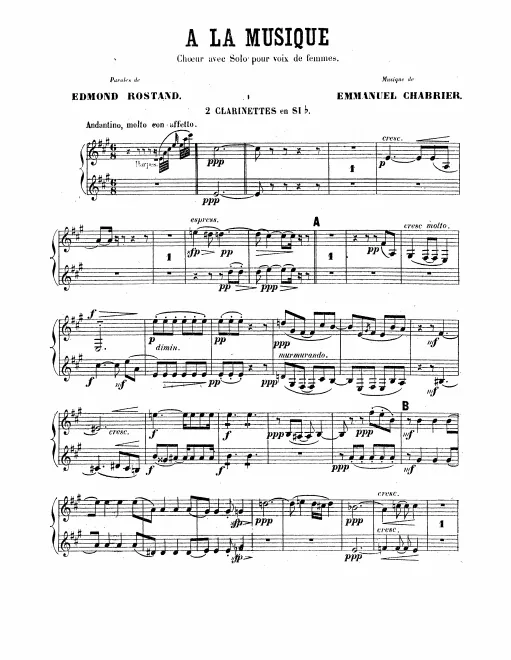 Clarinet 1/2 (B♭)