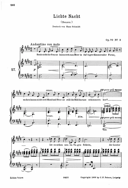 Complete Score (original / high voice, E major)