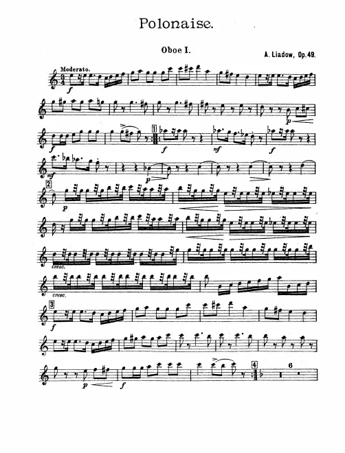 Oboe 1, 2