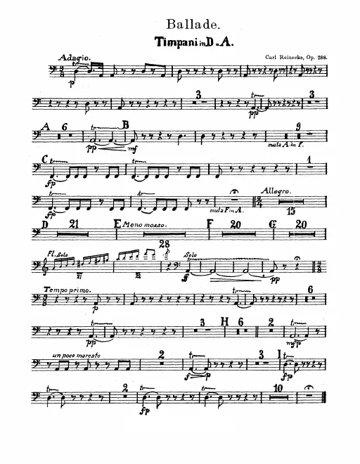 Timpani, Cymbals/Triangle