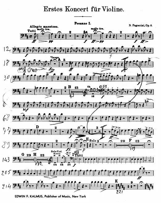 Trombone 1, 2, 3 (Bass)