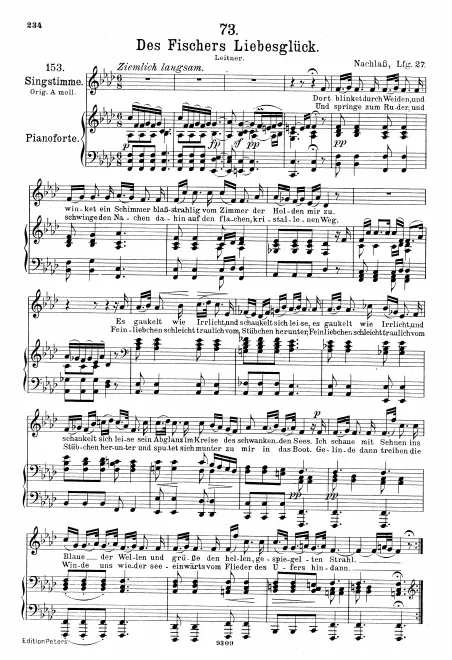 Complete Score (Medium Voice, transposed to F minor)