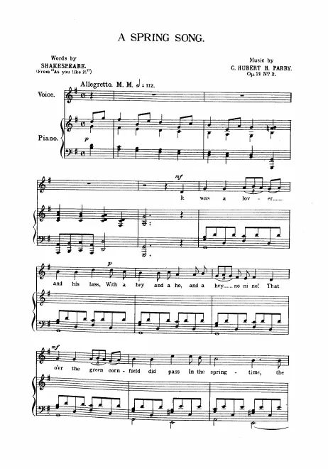 2. A Spring Song