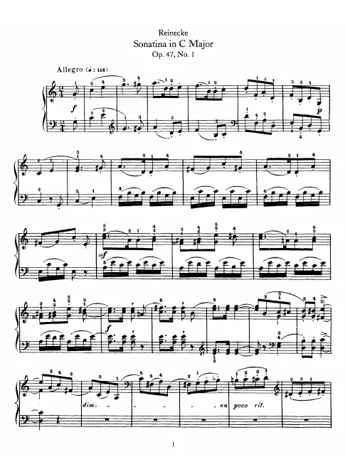 1. Sonatina in C major