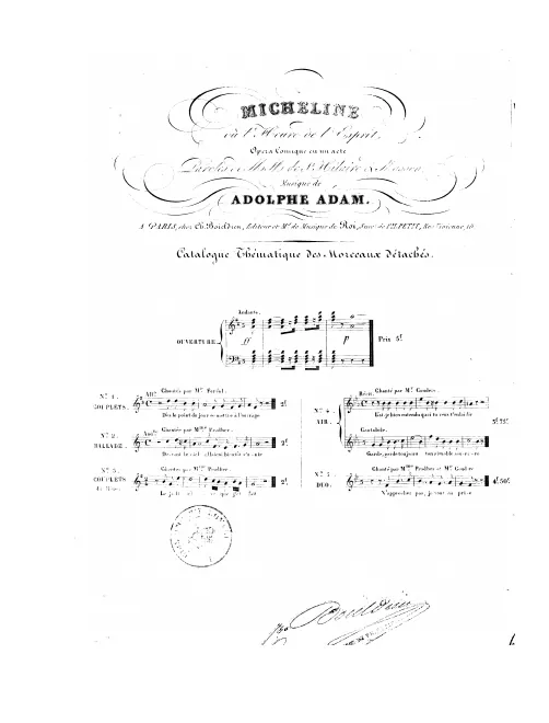No.1, Couplets: "Dès les point du jour" (Maclou)