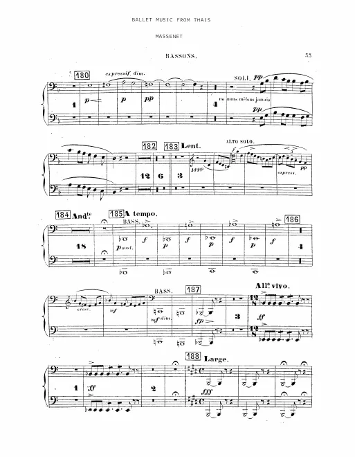Bassoon 1/2, Contrabassoon